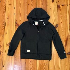 Tracksmith Women’s Jacket Freya Size Large Black Wool blend